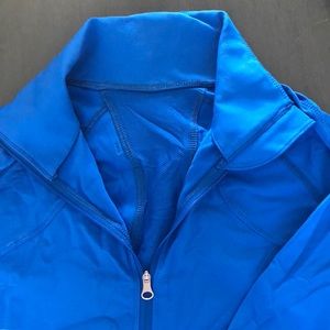 Fitted royal blue Lululemon pullover